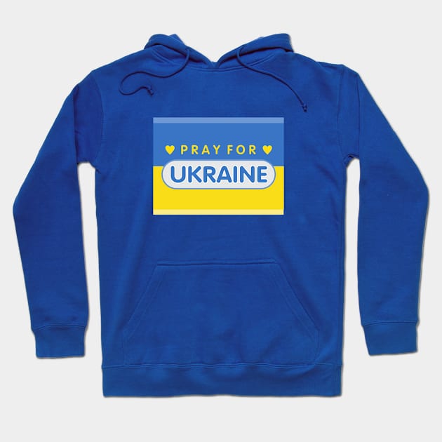 Pray for Ukraine Hoodie by Dale Preston Design